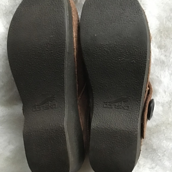 Dansko Mary Jane size 39 Brown Suede shimmer - Picture 2 of 10